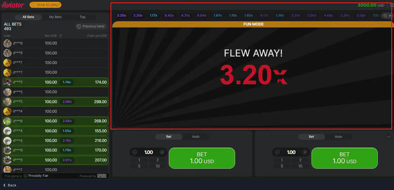 1win Aviator game